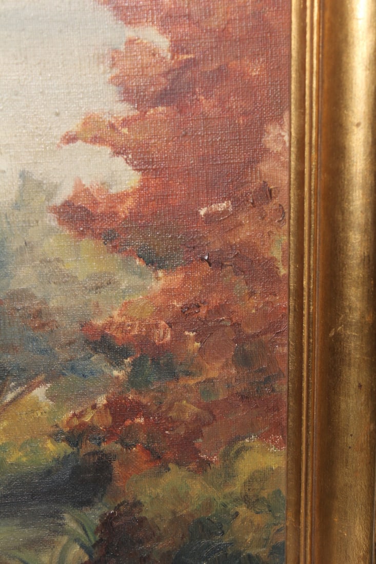 Oil on Canvas of Trees - 7