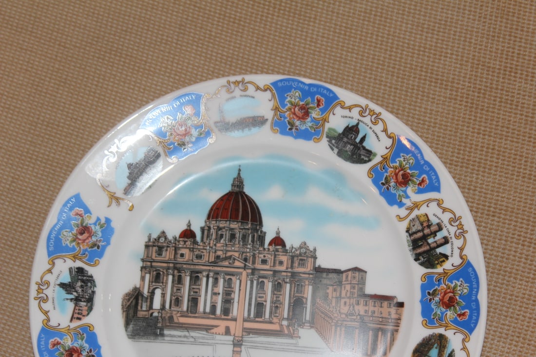 A Roma-San Pietro Ceramic Plate - 2