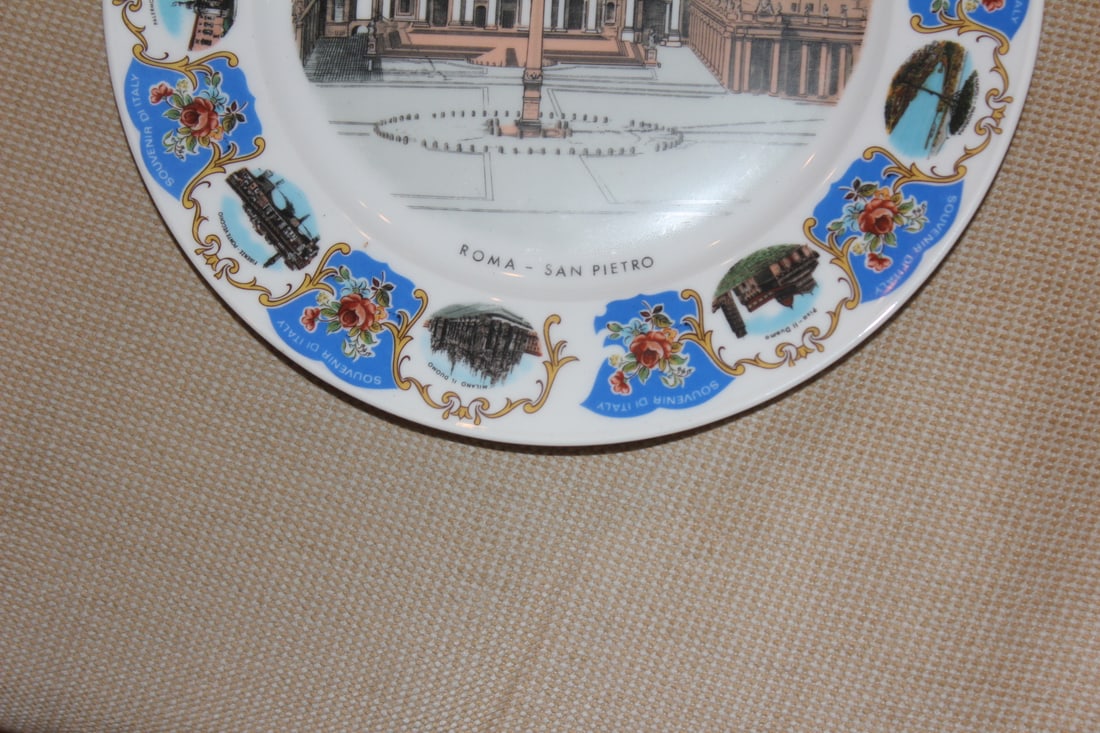 A Roma-San Pietro Ceramic Plate - 4