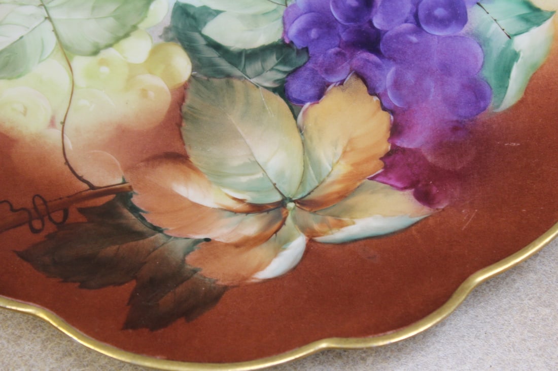 Limoges Hand Painted Platter - 4