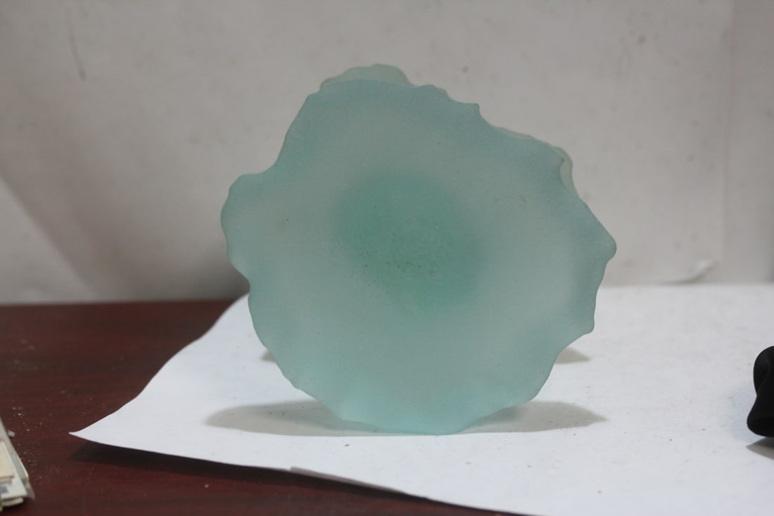 A Lucite Candle Holder - 6