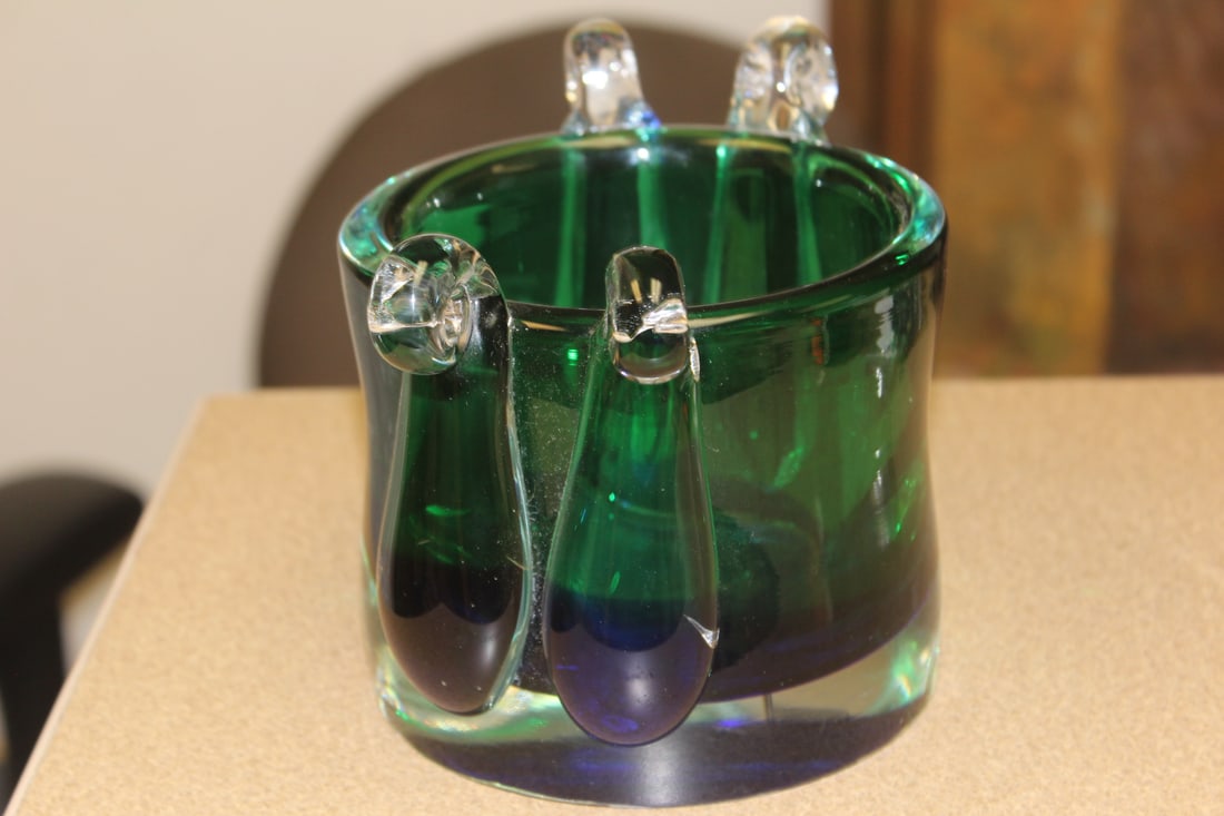 Chribska Glass Works Art Glass Bowl - 2