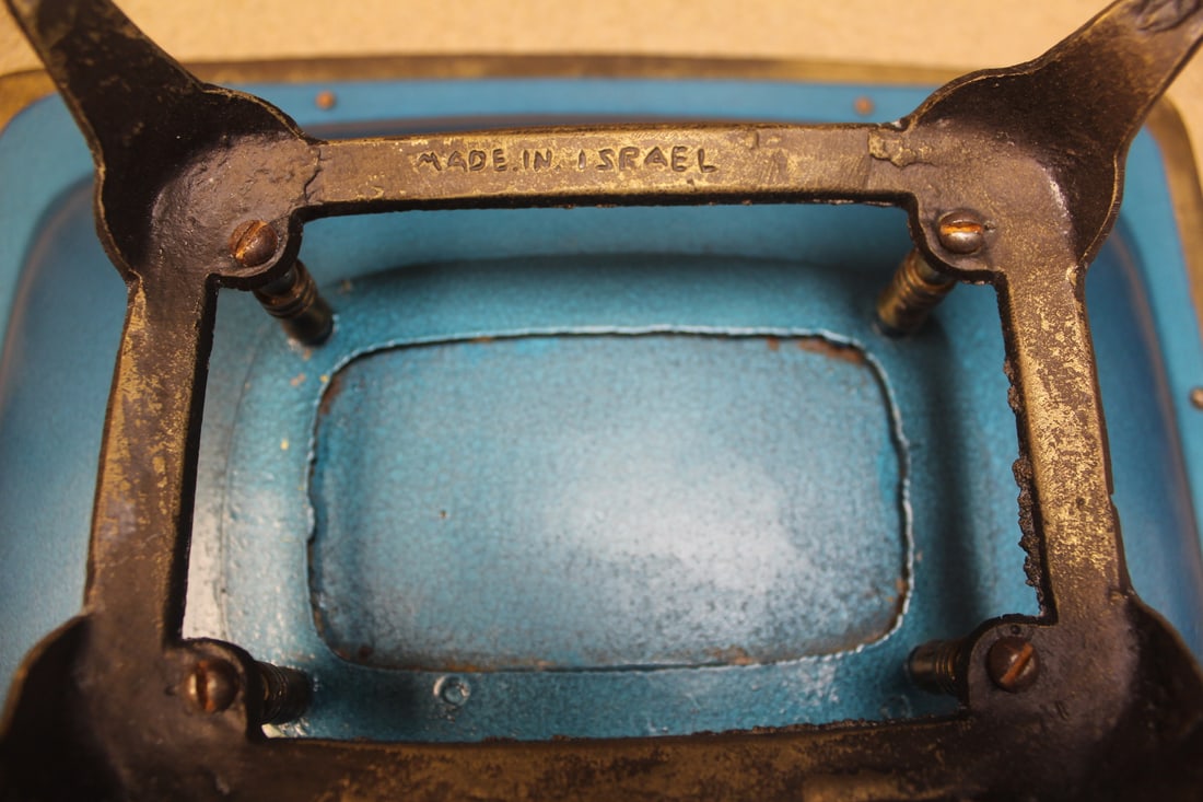 Vintage Footed Enamel Tray - 4
