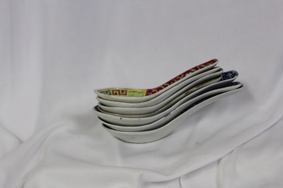 Lot of 7 Soup Spoons - 7