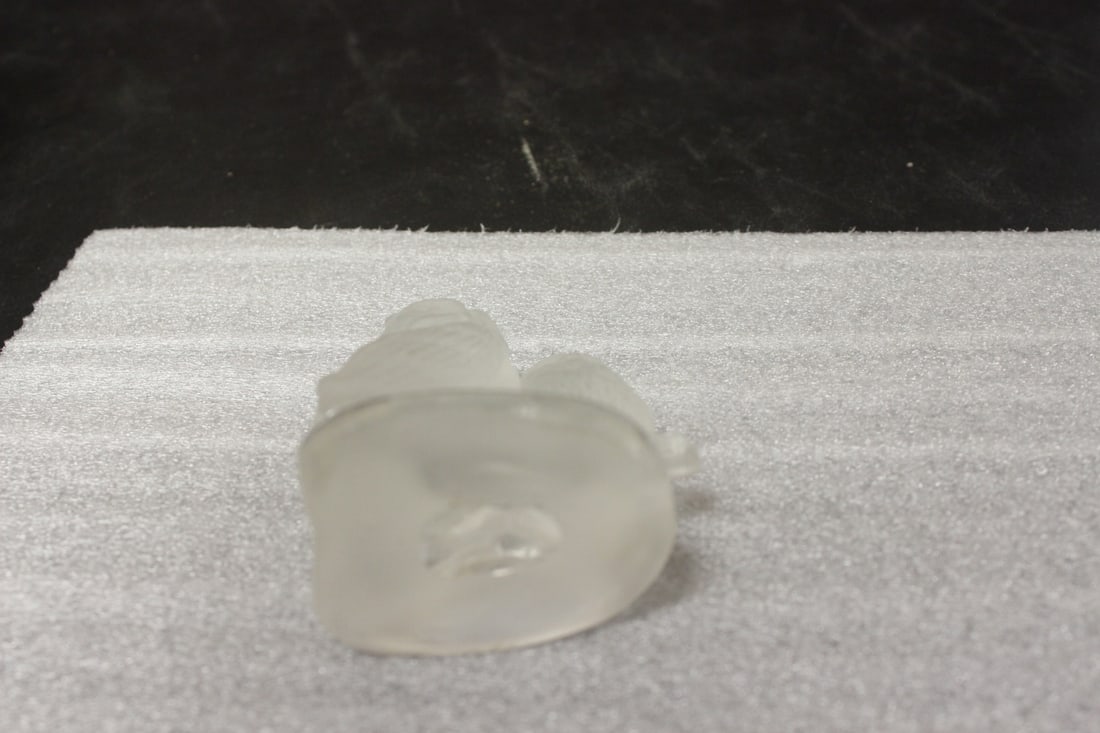 Frost Glass Owl Statue - 4