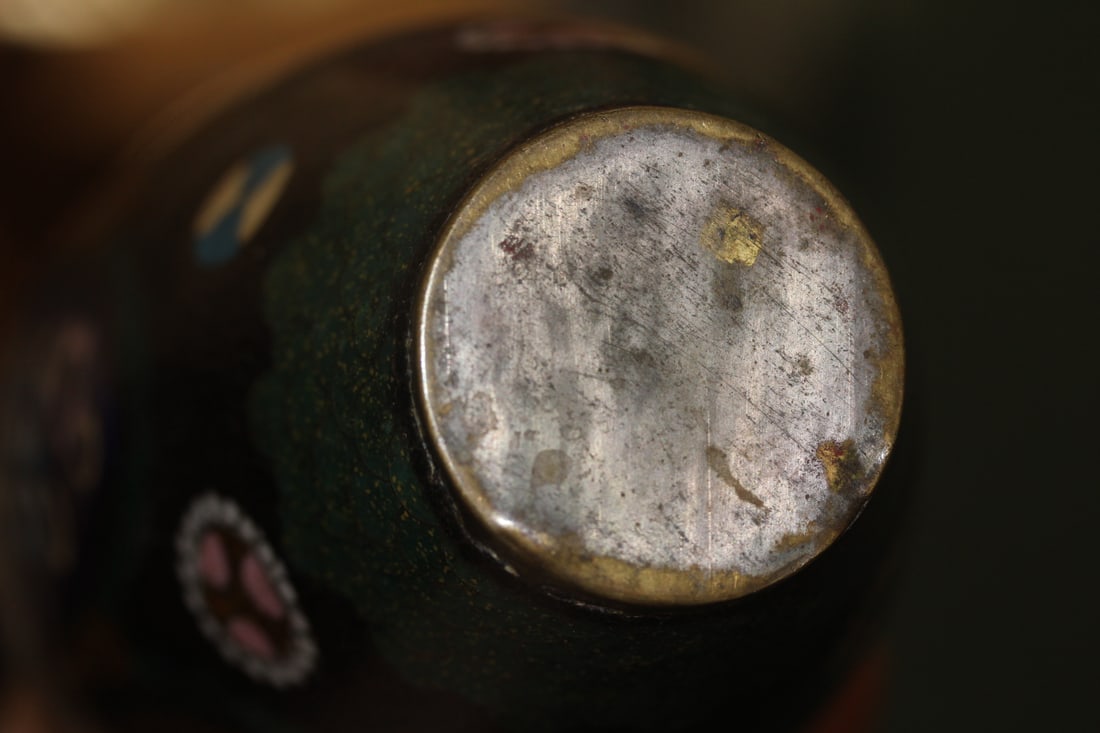 Antique Japanese Cloisonne Vase - 8