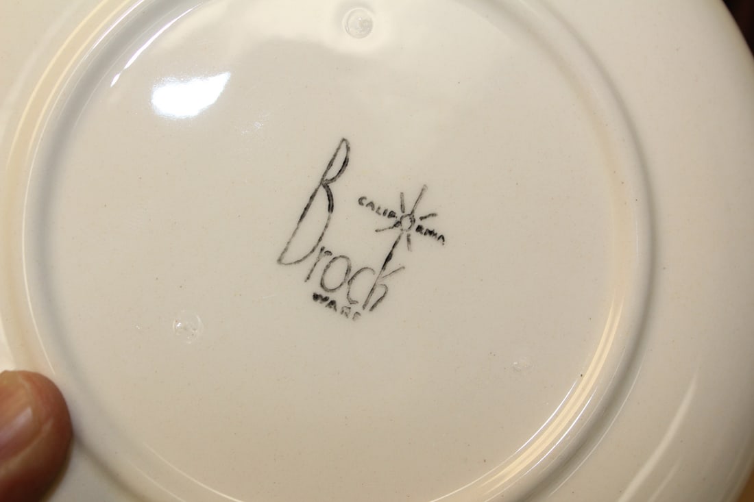 California Retro Brockware Plates - 3