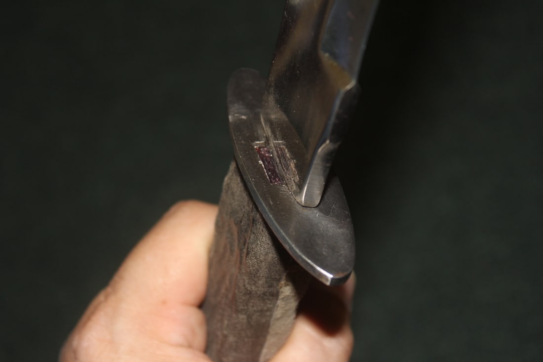 Knife with Leather Scabbard - 5