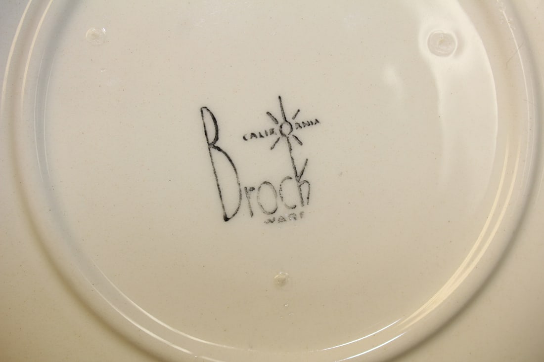 California Retro Brockware Plates - 3