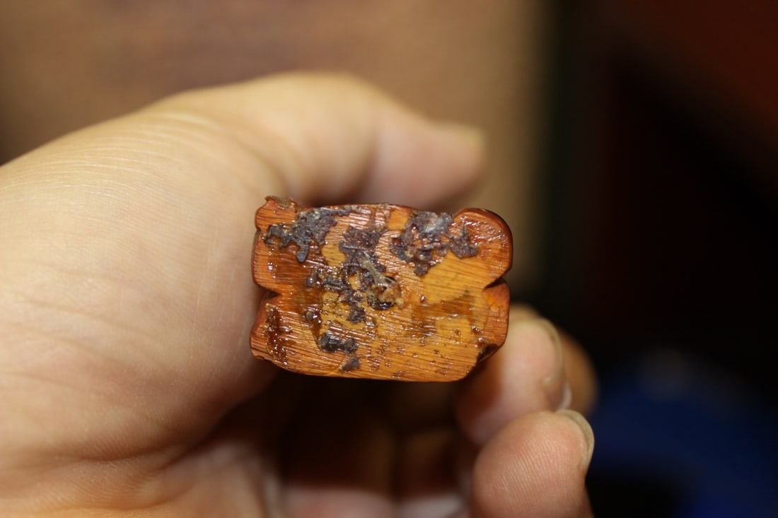 An Antique or Vintage Chinese Wooden Sage - 2