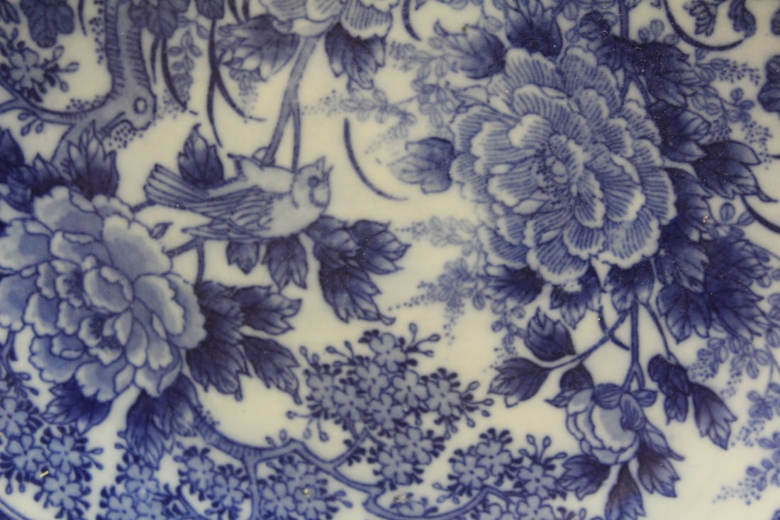 Japanese Blue and White Imari Plate - 2