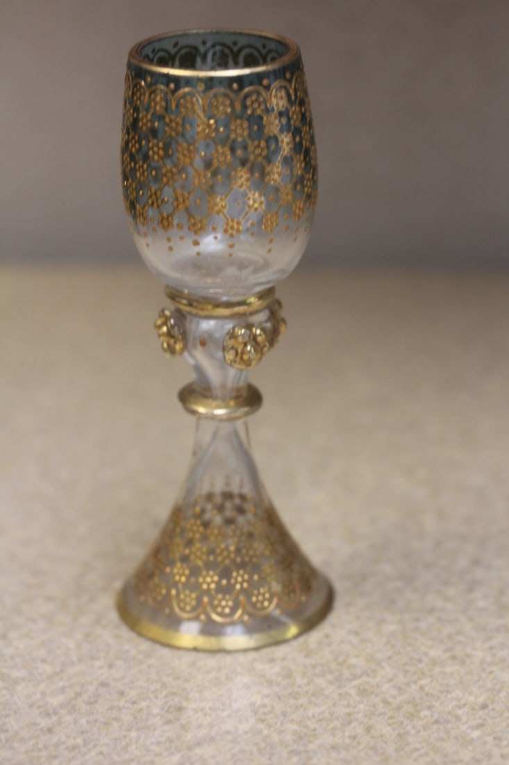 Small Gold Gilted Goblet - 2