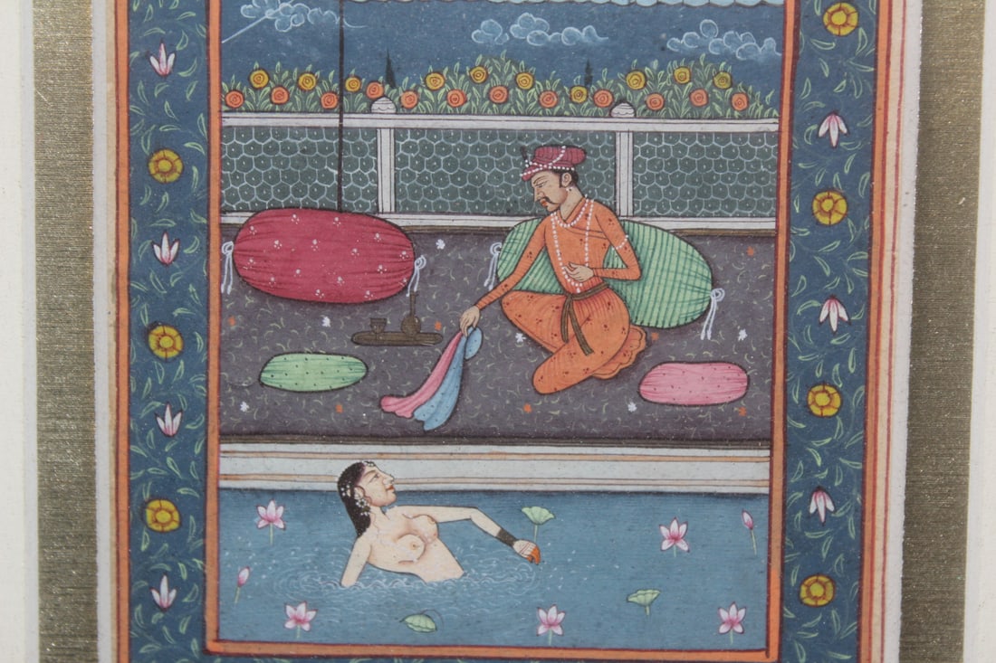 Antique India Nude Painting - 4