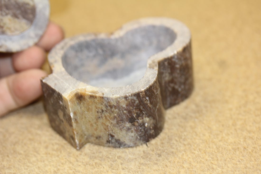 Inlaid Stone Trinket Box - 3