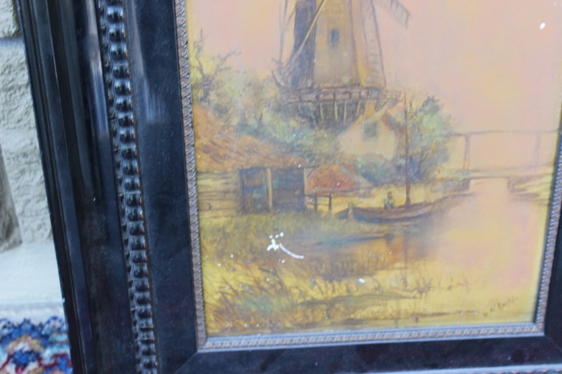 A Painting on Porcelain - Signed: Roepofs - 6