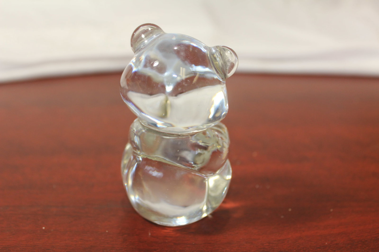 A Signed Glass Bear - 4