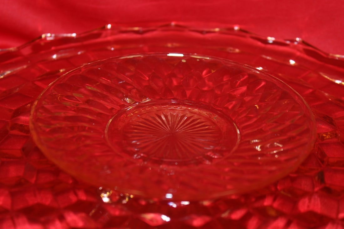 Lot of 3 Depression Glass Articles - 4