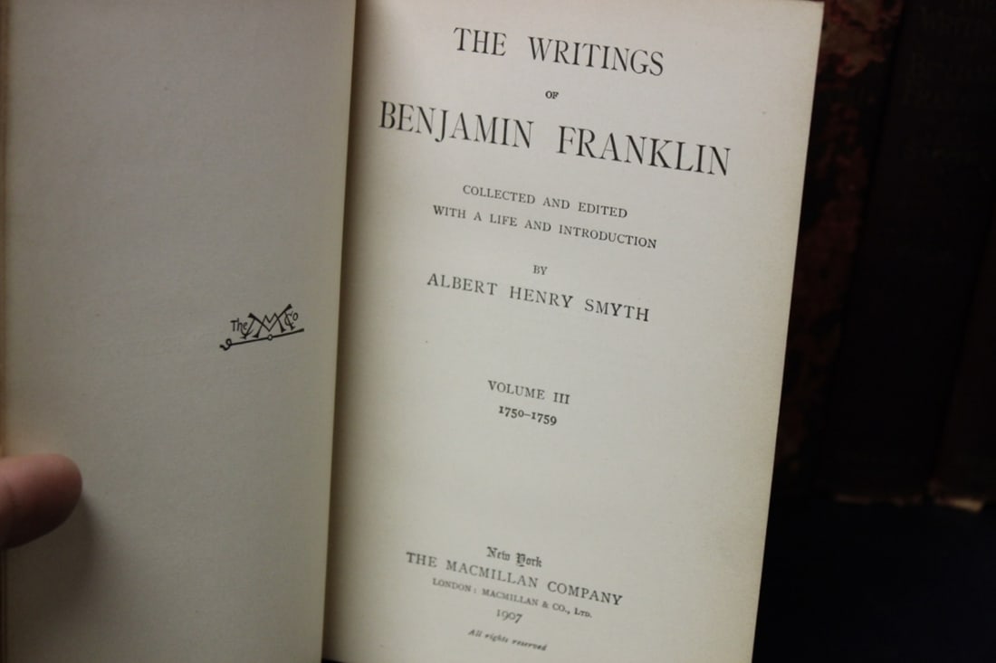 The Writing of Benjamin Franklin - 7