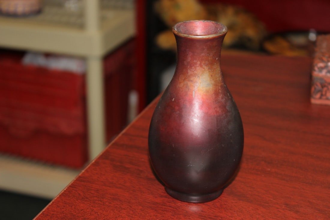 A Japanese Lacquer Hand Painted Vase - 5