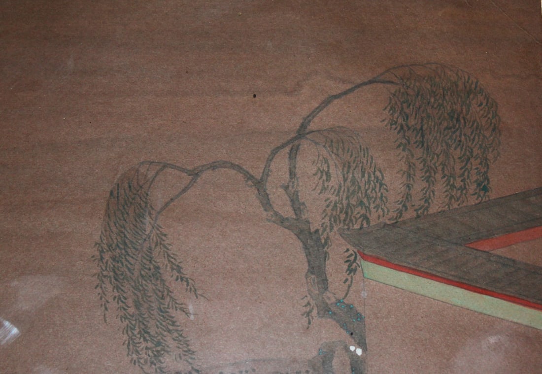 Antique Chinese Pastel Painting - 6