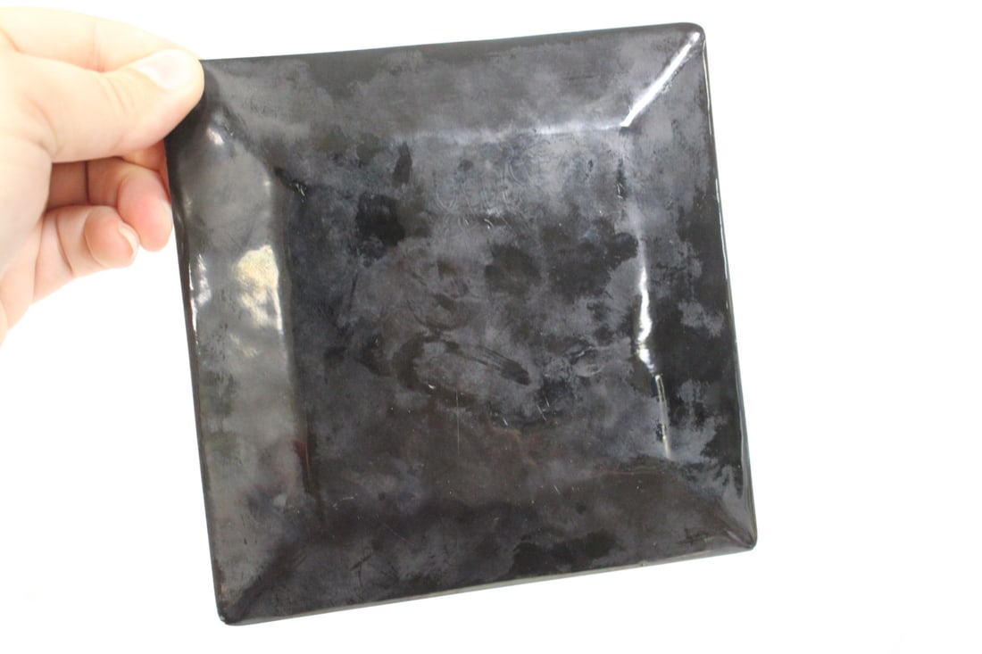 An Enamel Square Plate - 4