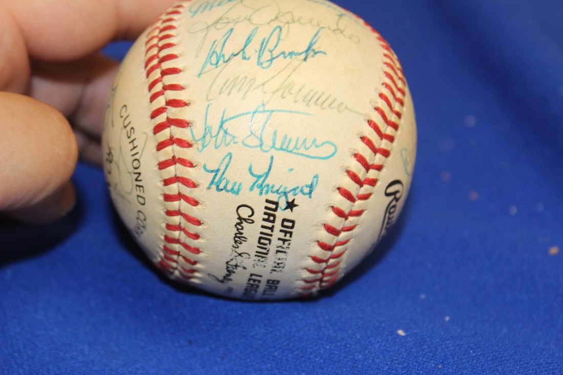 An Early 1980'S New York Mets Autographed Baseball - 8