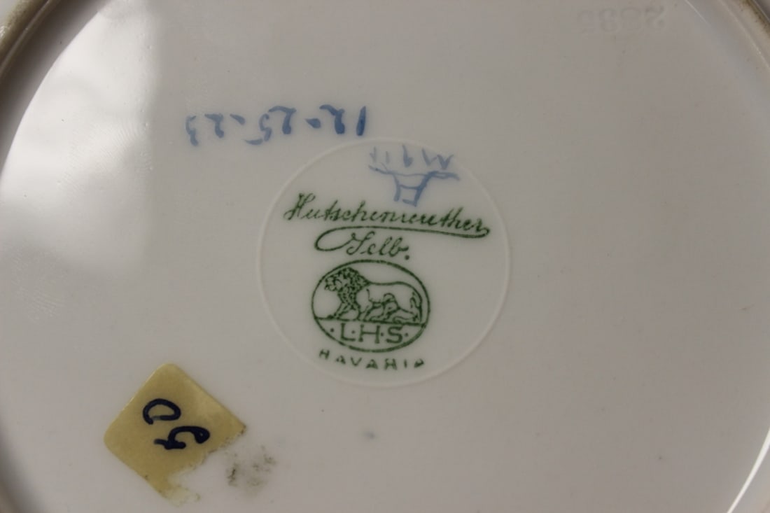 An Antique Hutschenreuther Selb Plate - 4