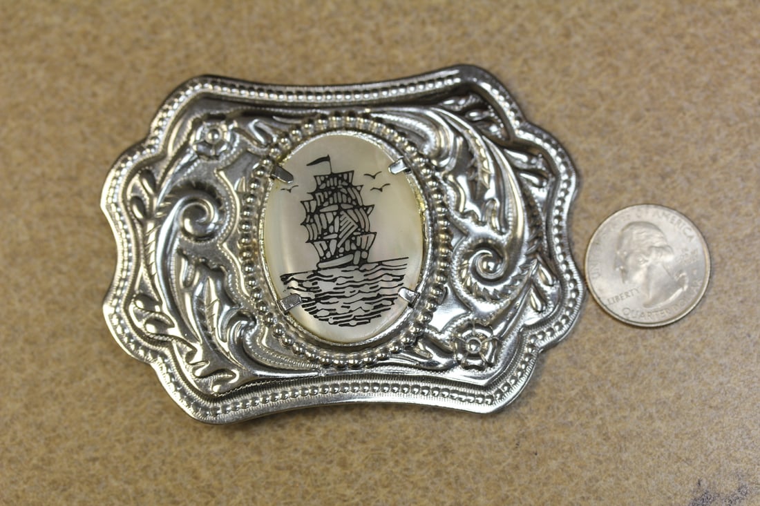 Sail Boat Belt Buckle - 3