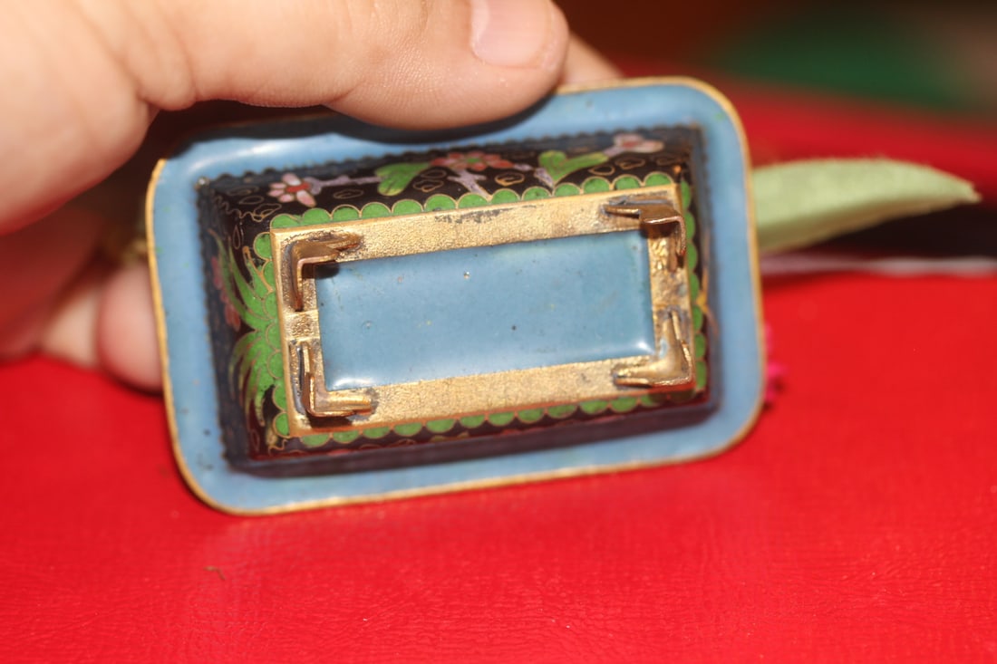 Small Cloisonne Plant Pot - 4