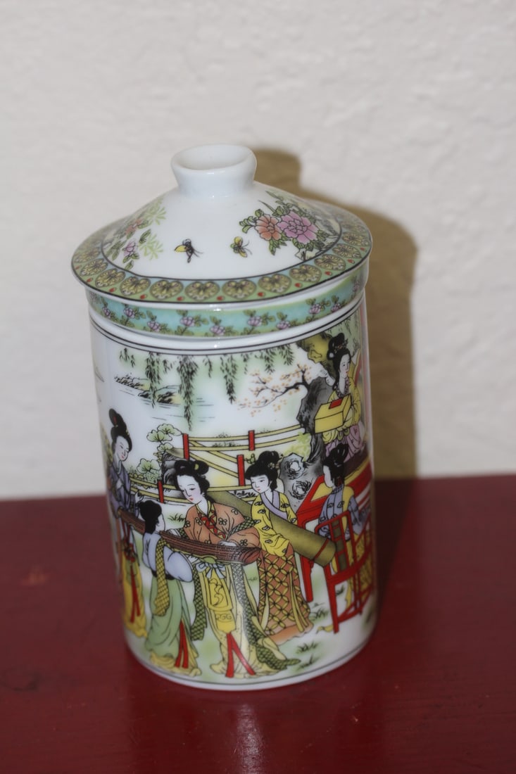 Chinese Tea Mug with Strainer - 3