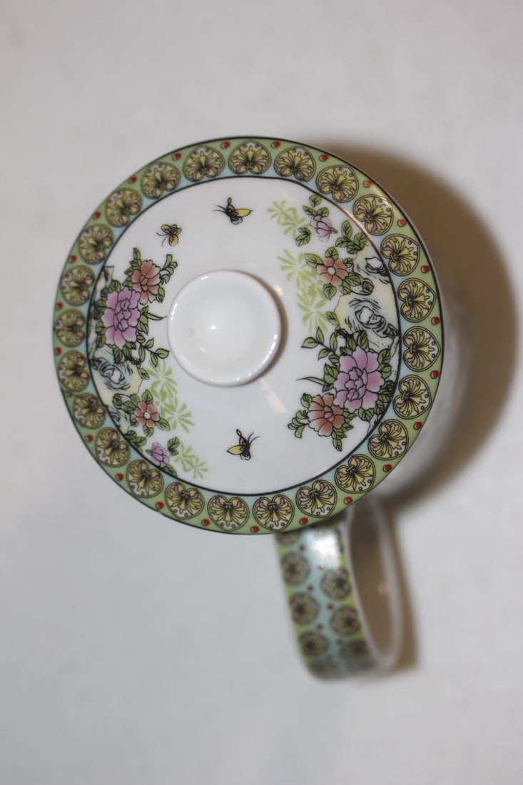 Chinese Tea Mug with Strainer - 5
