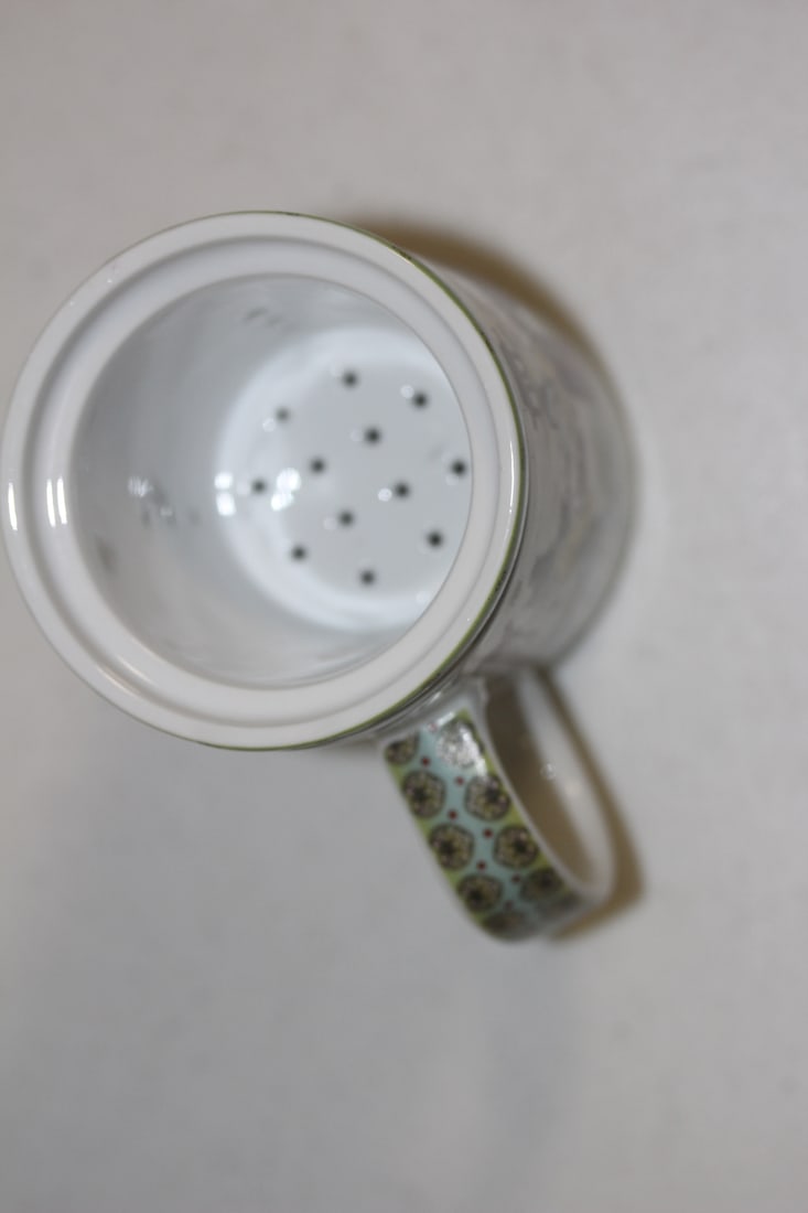 Chinese Tea Mug with Strainer - 6