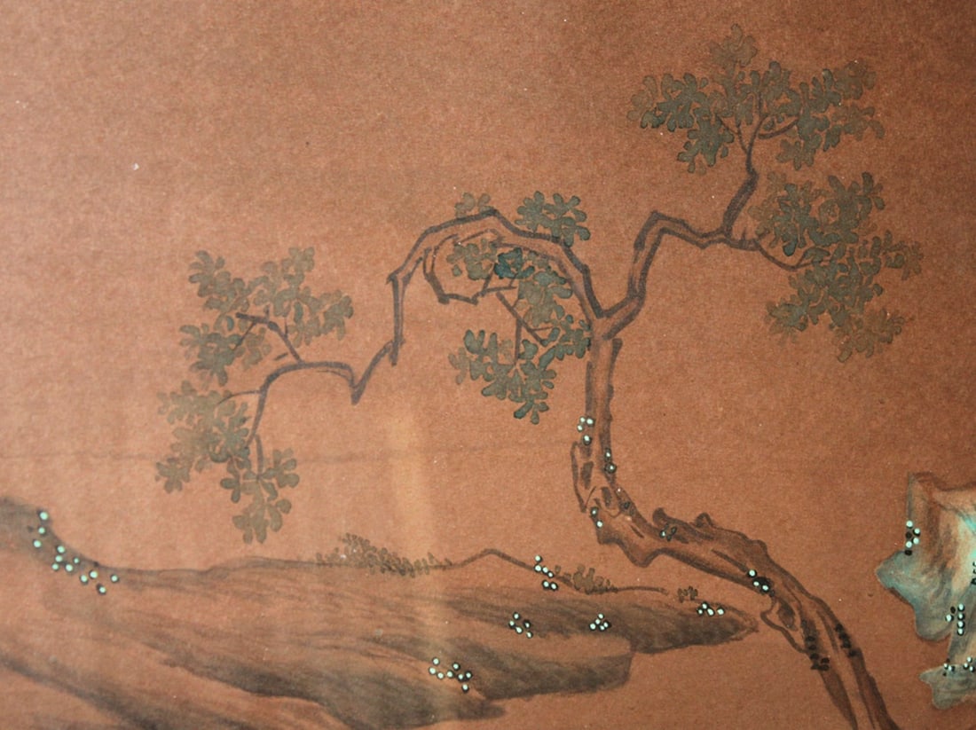 Antique Chinese Pastel Painting - 6
