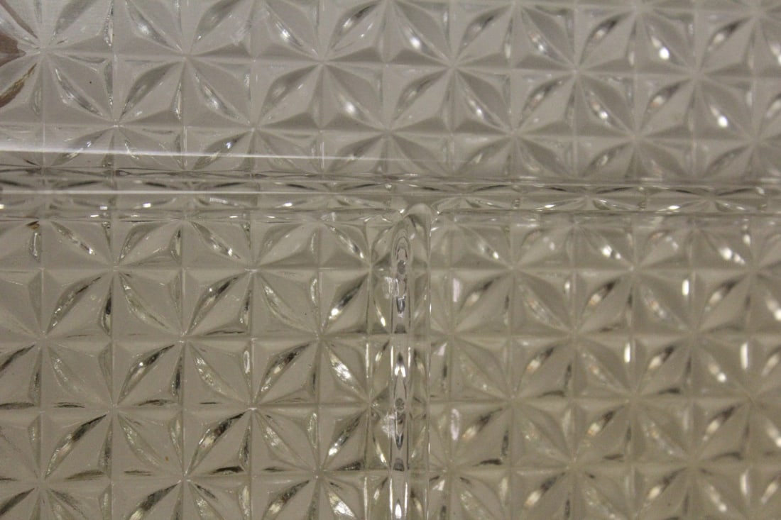 A Pressed Glass Tray - 4
