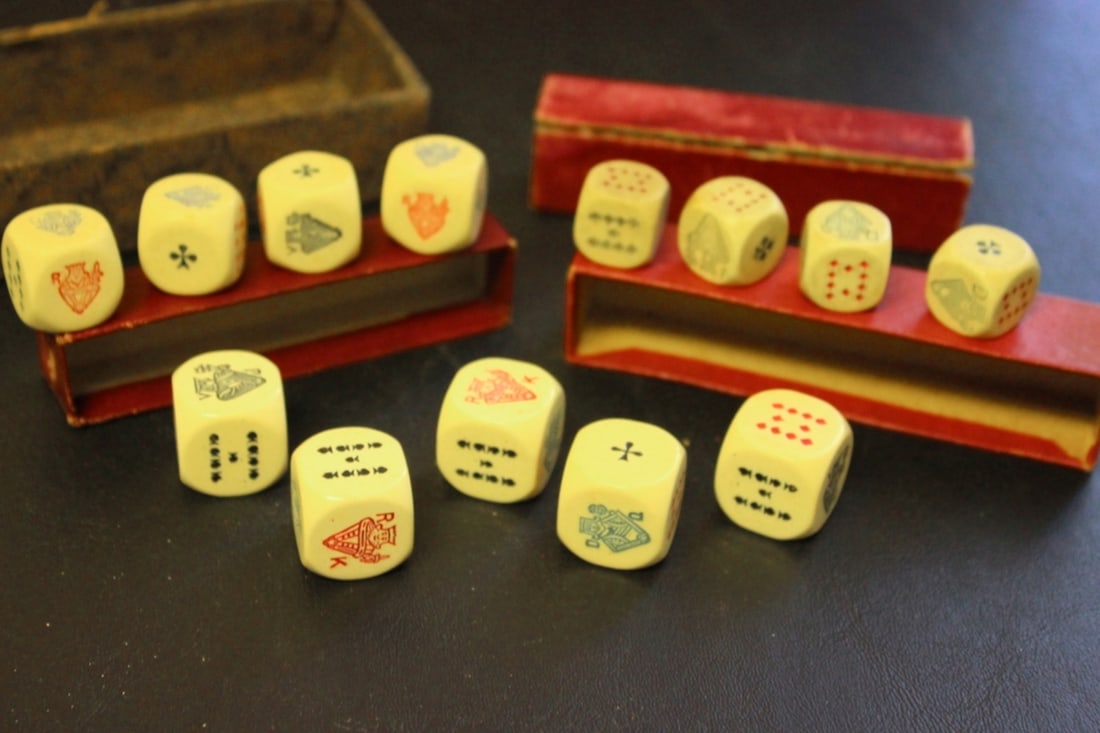 Lot of Dices With Boxes - All Vintage - 2