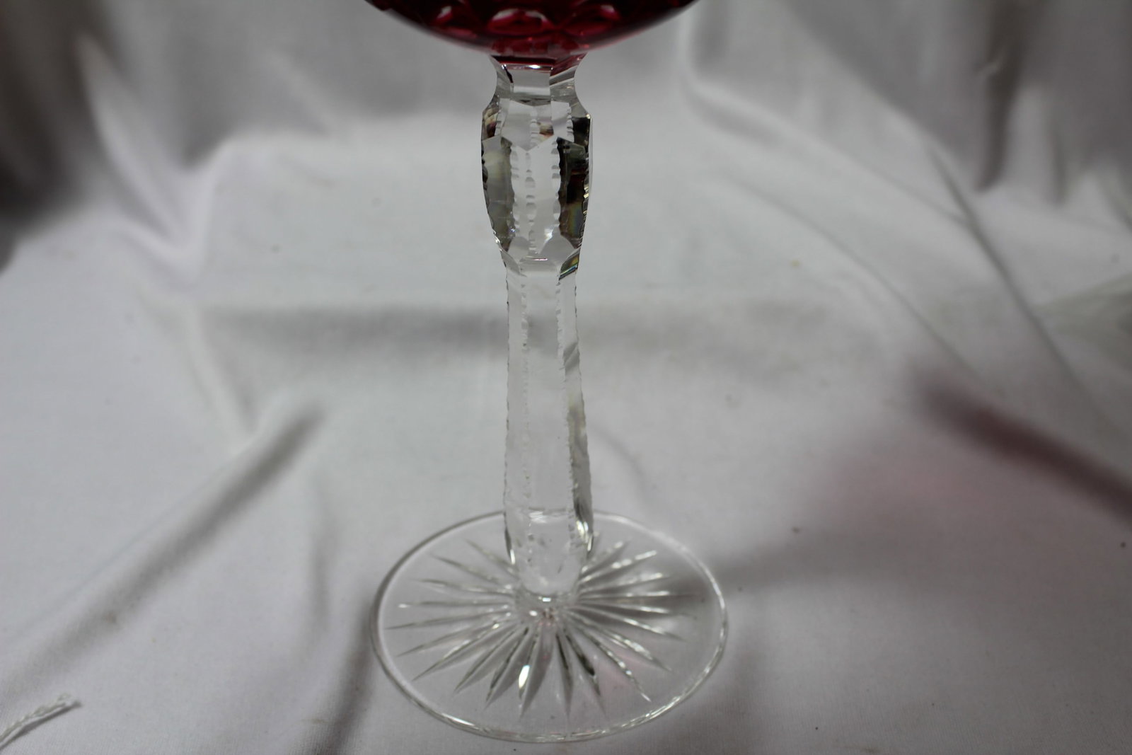 A Cut Glass Goblet - 3