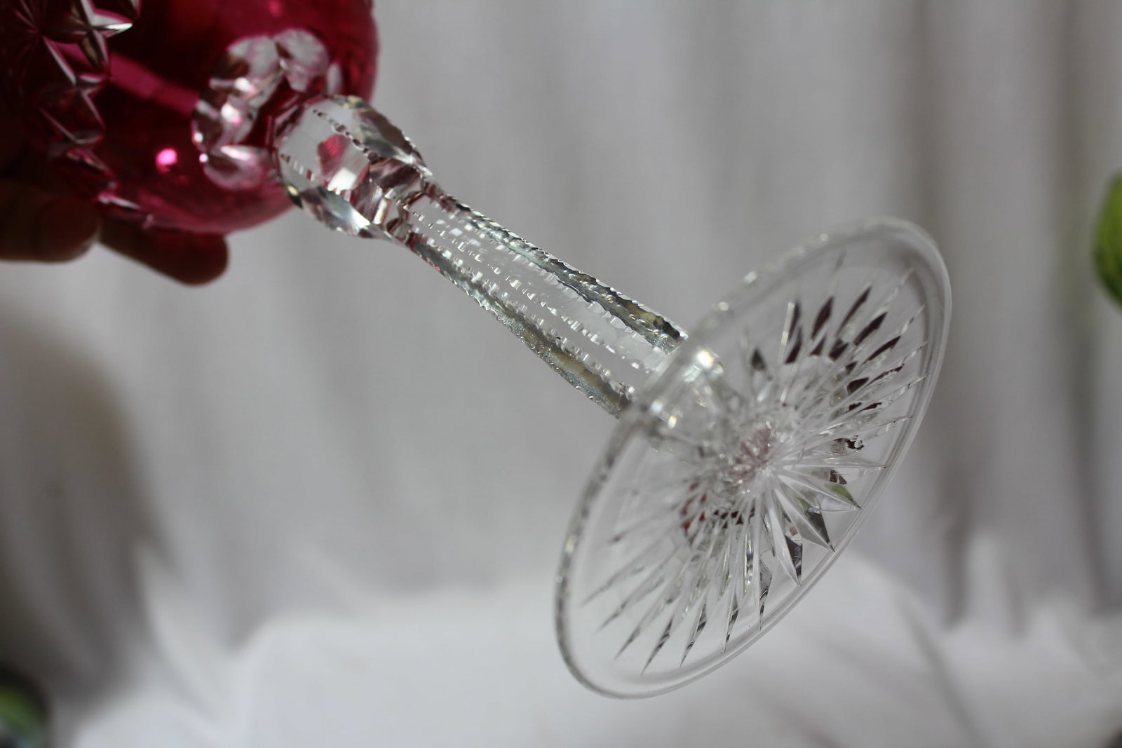 A Cut Glass Goblet - 5