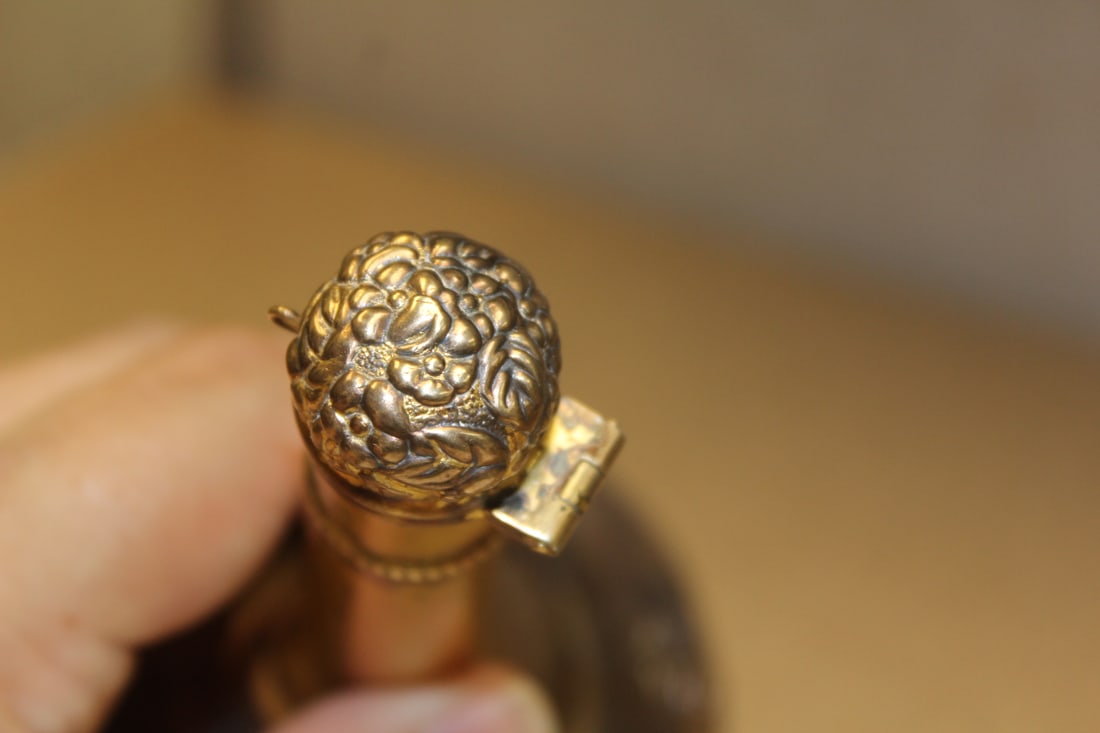 Wilcox Silverplated Perfume Bottle - 4