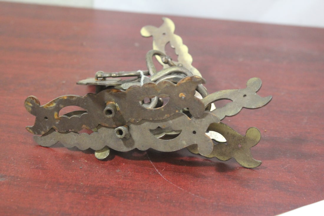 Set of Six Antique Drawer Pulls - 2