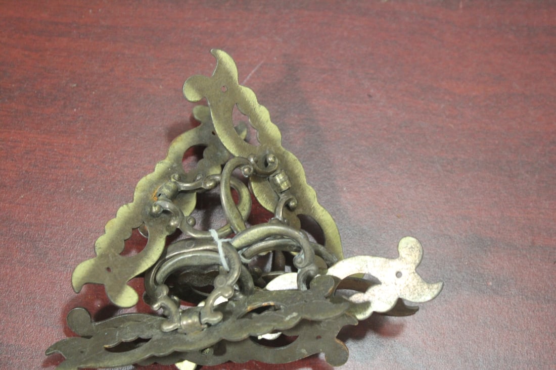 Set of Six Antique Drawer Pulls - 3