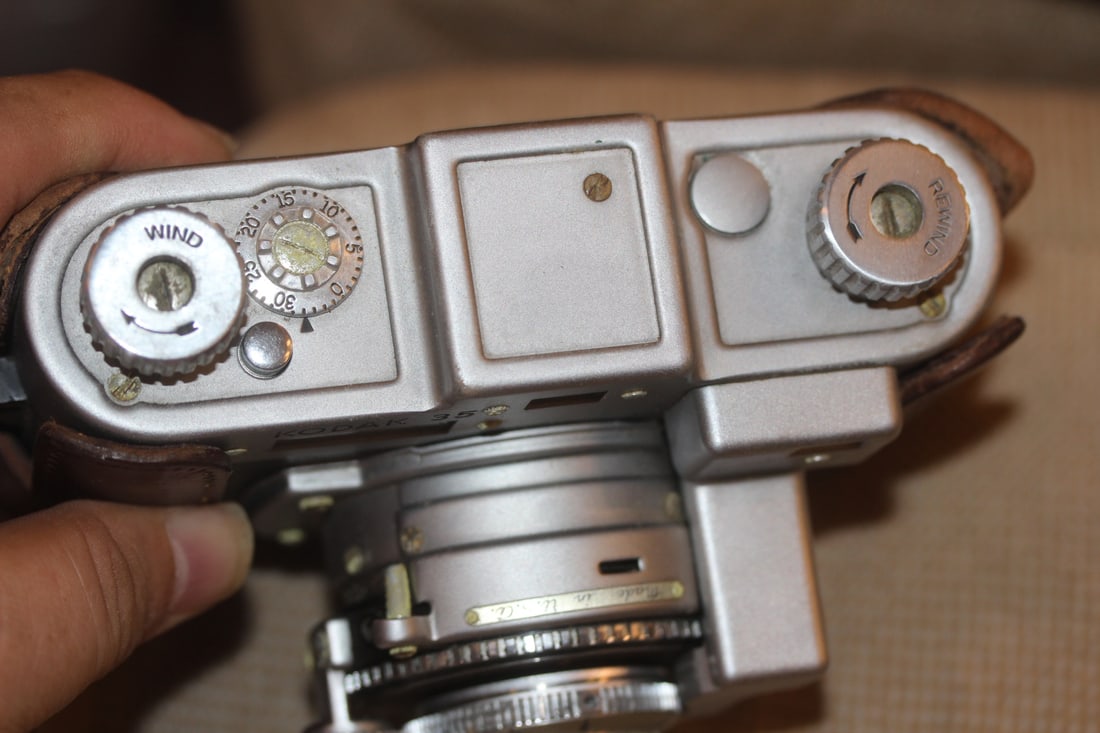 Kodak 35 Camera with Leather Case - 2
