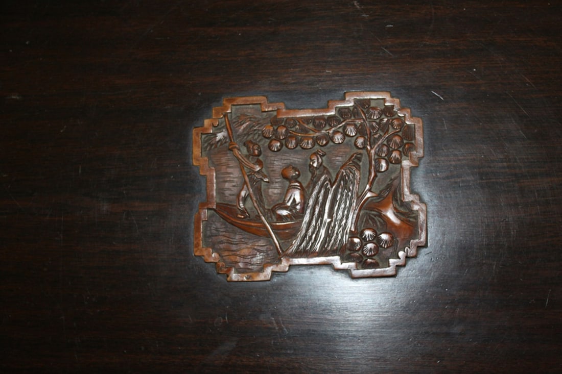 Antique Chinese Well Carved Low Scroll Table - 2