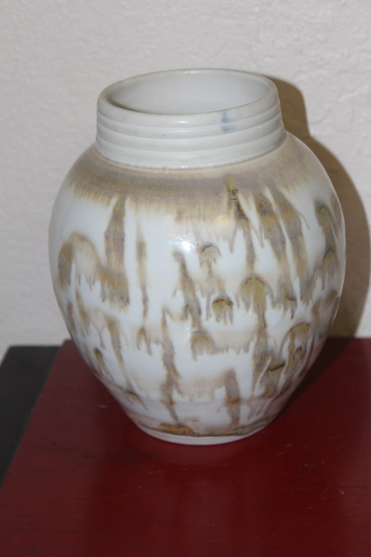 Signed Art Pottery Vase - 2