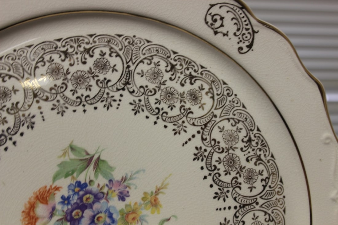 A 22Kt Gold Plated Pottery - 2