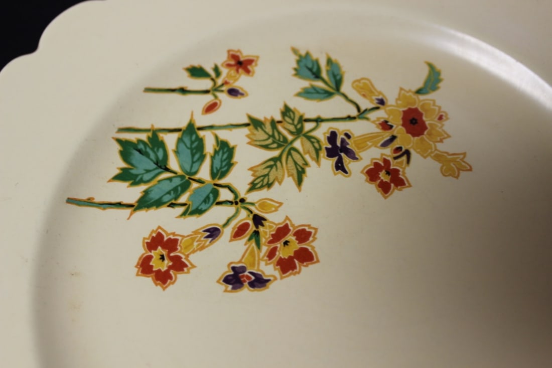 Lot or Set of Six Vintage Square Plates - 2