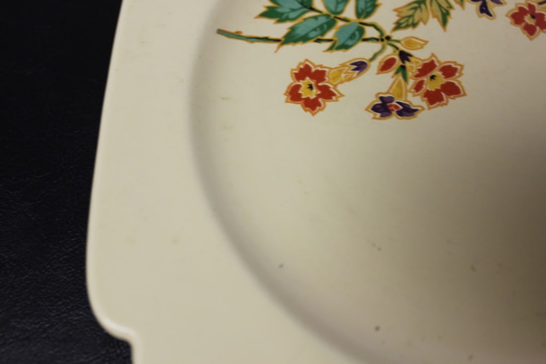 Lot or Set of Six Vintage Square Plates - 4
