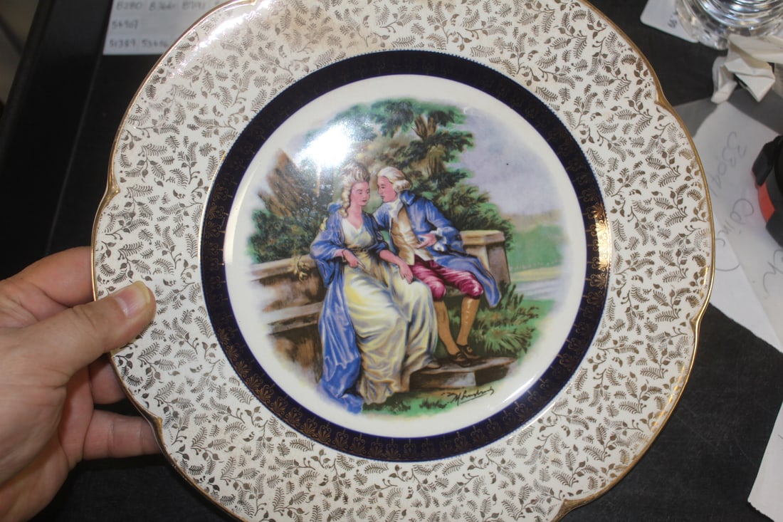 Ascott Pottery Service Plate, England - 2