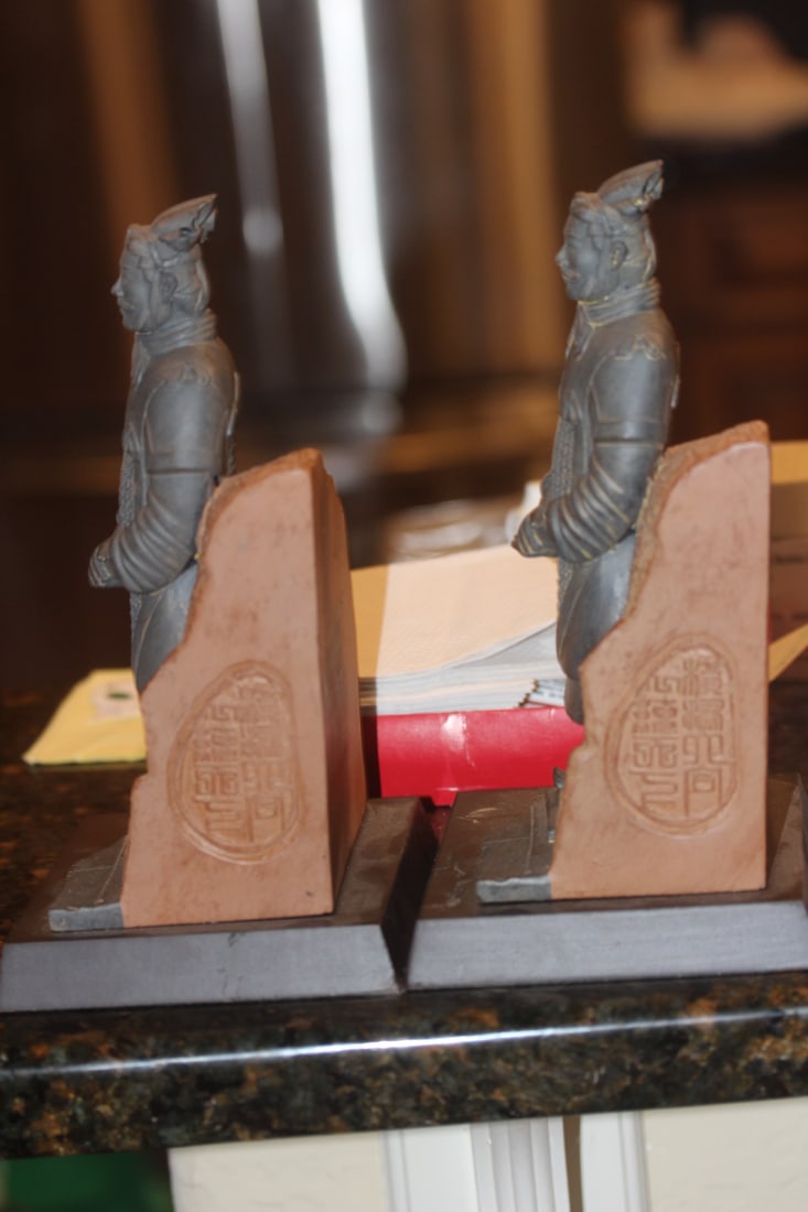 Pair of Chinese Book Ends - 6