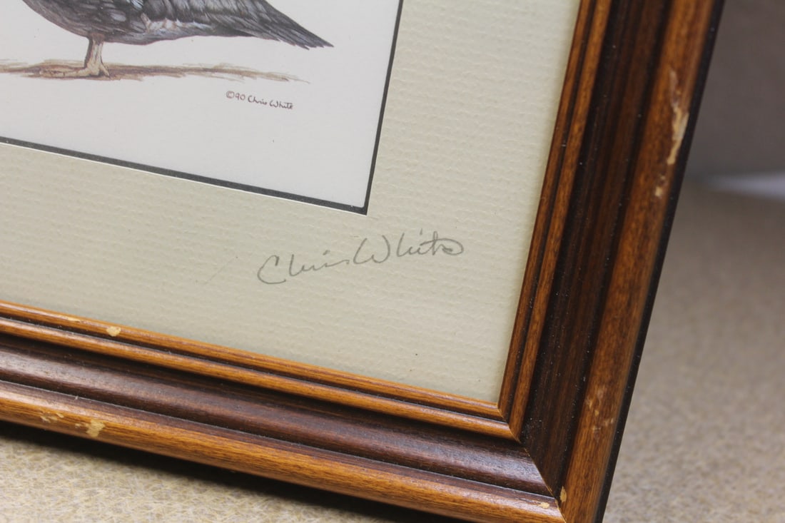 Signed Christ White Duck Print - 2