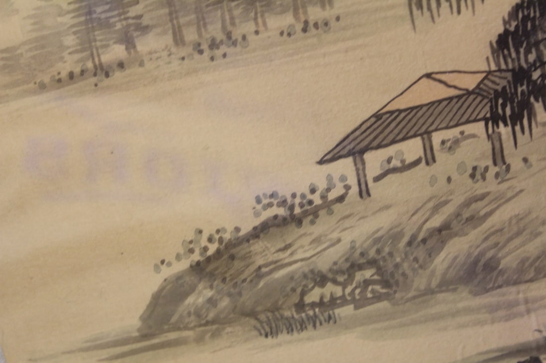 Antique/Vintage Chinese Watercolour - 8